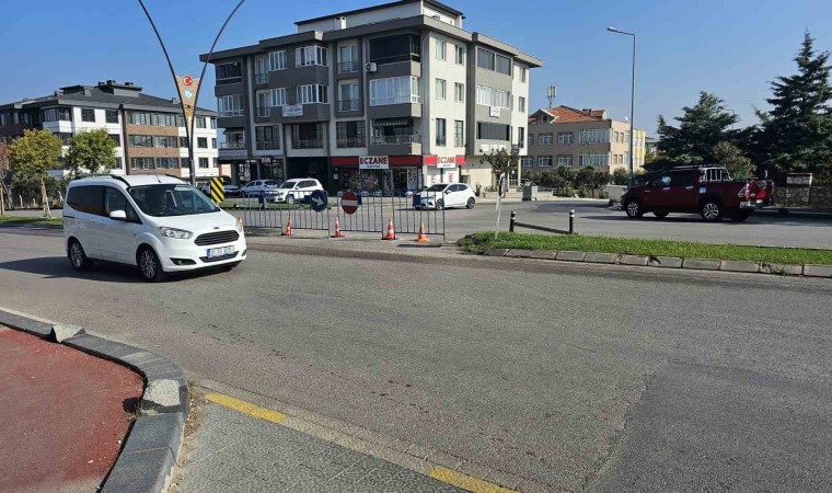 Bandırmada yol kapandı, işler karıştı