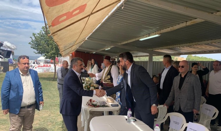 BaşkanYılmaz, Tarihi Alantepe Yağlı Güreşlerine katıldı