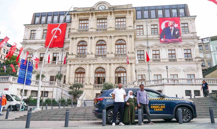 Beyoğlunda Togg engelsiz taksi oldu