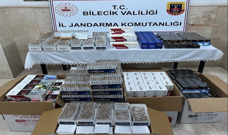 Bilecikte 53 bin adet dolu makaron ele geçirildi