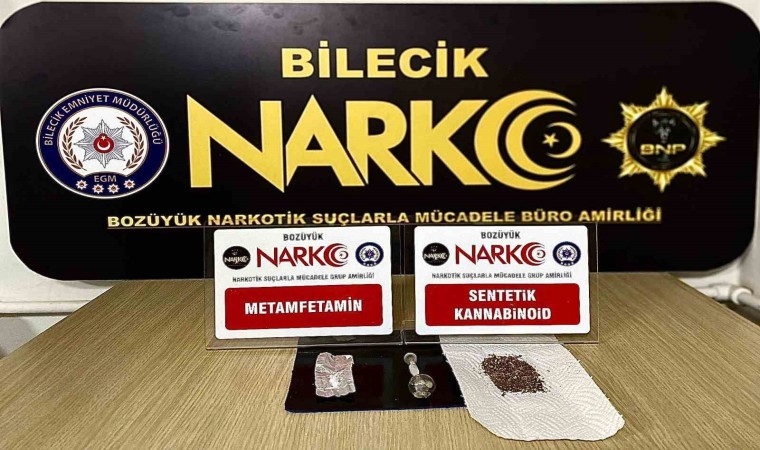 Bilecikte durdurulan şüpheli araçta uyuşturucu madde ele geçirildi