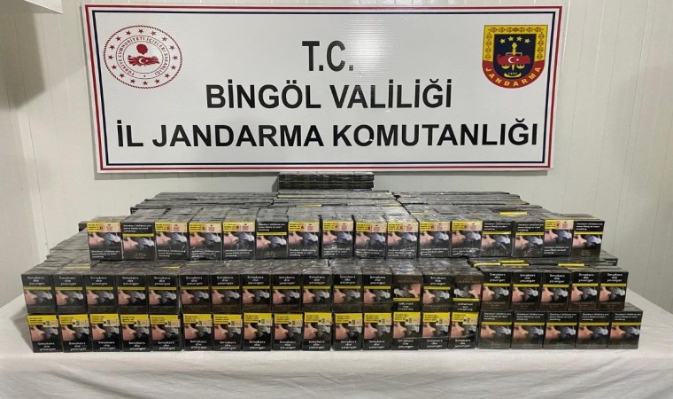 Bingölde silah ve kaçak sigara ele geçirildi