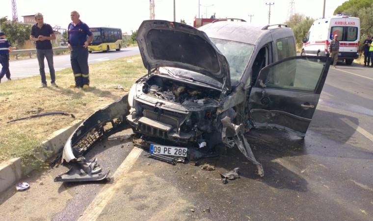 Buharkentte trafik kazası: 2 yaralı