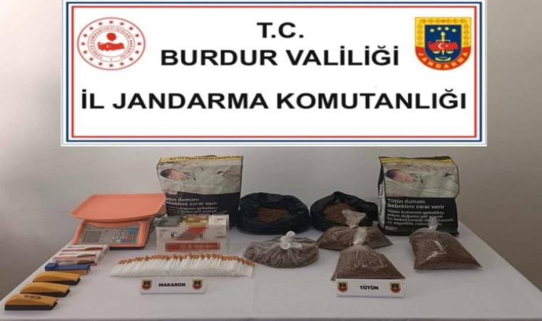 Burdurda ağustos ayı kaçakçılık ve uyuşturucu operasyonunda 2 şüpheli tutuklandı