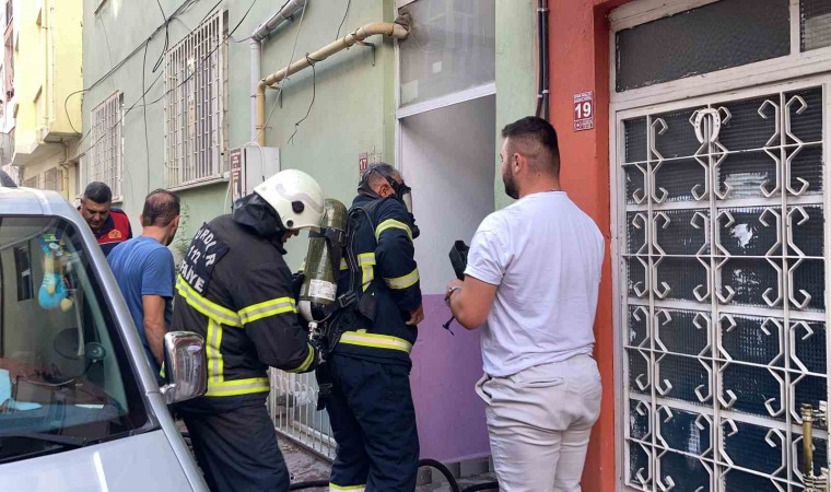 Burdurda çamaşır makinesinden çıkan yangın söndürüldü