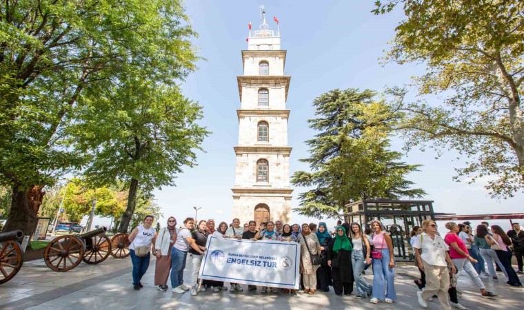 Bursanın güzelliklerini işaret diliyle tanıyorlar