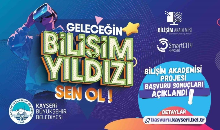 Büyükşehirin Bilişim Akademisinde başvuru sonuçları açıklandı