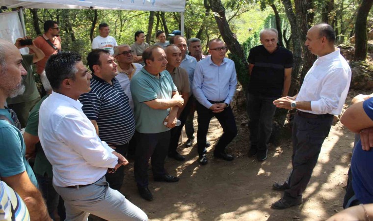 Çan Kent Konseyi İnkaya Mağarasında Devam Eden Kazı Çalışmalarını İnceledi