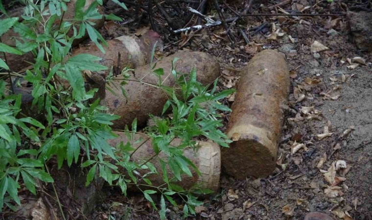 Çanakkalede 109 yıllık 18 top mermisi bulundu