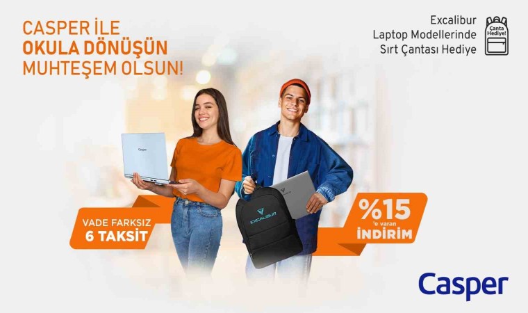 Casperdan Back to Schoola özel teknoloji fırsatları