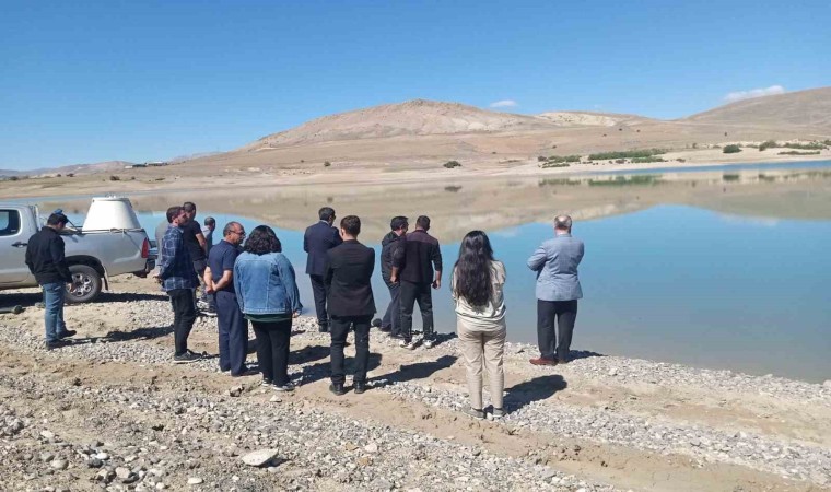 Çayırlıda gölete yavru balık bırakıldı