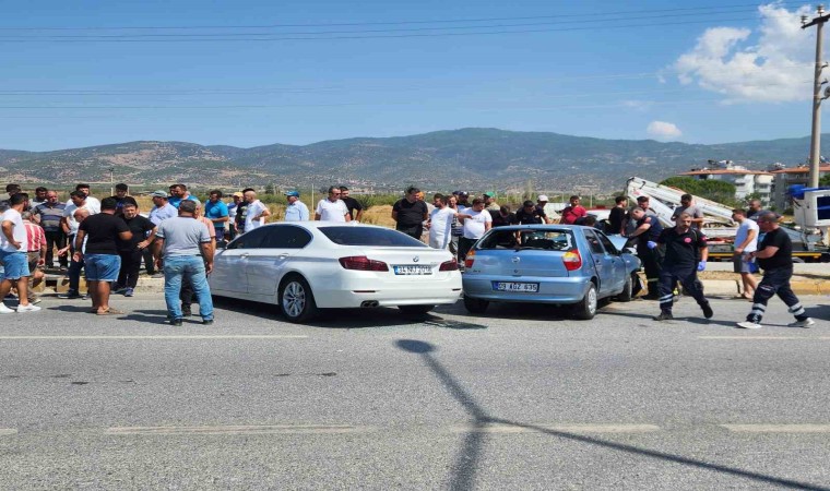 Çinede trafik kazası: 3 yaralı