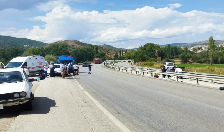 Çorumda trafik kazası: 1 ölü