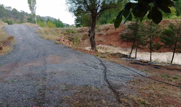 Denizlide şiddetli yağış dereleri taşırdı