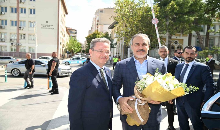 Dışişleri Bakanı Hakan Fidan Manisada