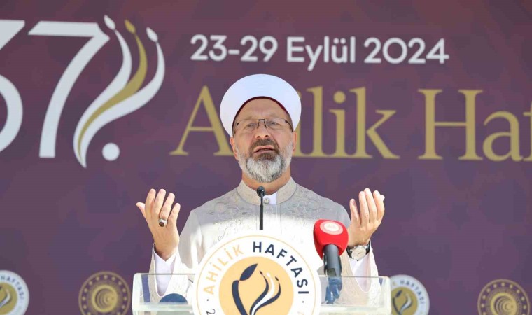 Diyanet İşleri Başkanı Erbaş: Kuran-ı Kerimde 255 ayette yardımlaşma geçer