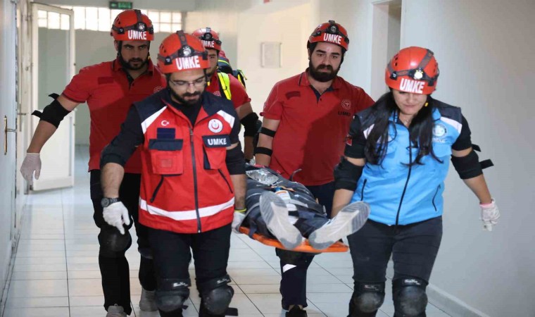 Elazığda deprem ve yangın tatbikatı