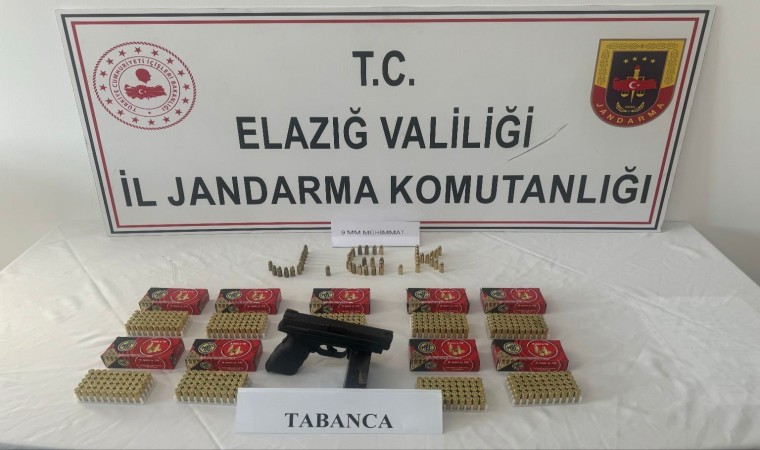 Elazığda ruhsatsız tabanca ele geçirildi