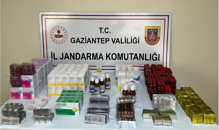 Gaziantepte jandarmadan kaçak ilaç operasyonu: 2 gözaltı