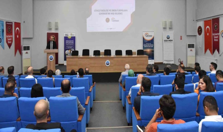 GSOMEMde güneş enerjisi ve enerji depolama semineri gerçekleştirildi