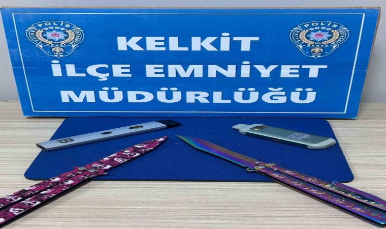 Gümüşhanede elektronik sigara içinde likit esrar ele geçirildi