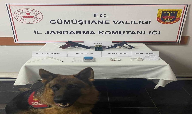 Gümüşhanede jandarmadan uyuşturucu operasyonu