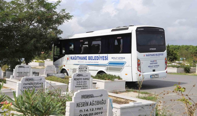 Kağıthane Belediyesinden mezarlıklara ücretsiz ulaşım