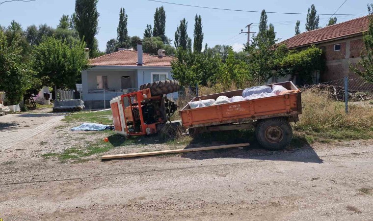 Kalp krizi geçiren traktör sürücüsü hayatını kaybetti