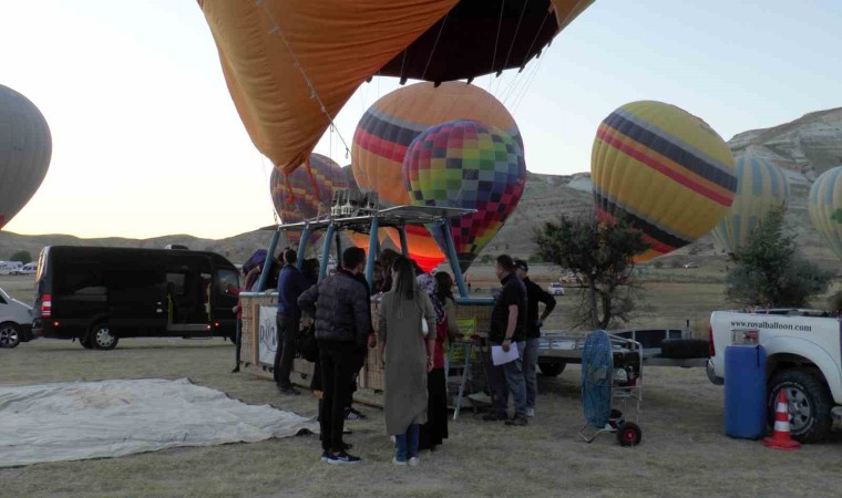 Kapadokyada balon turları iptal edildi