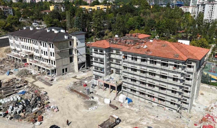 Karabük Anadolu İmam Hatip Lisesi inşaatının yüzde 60ı tamamlandı