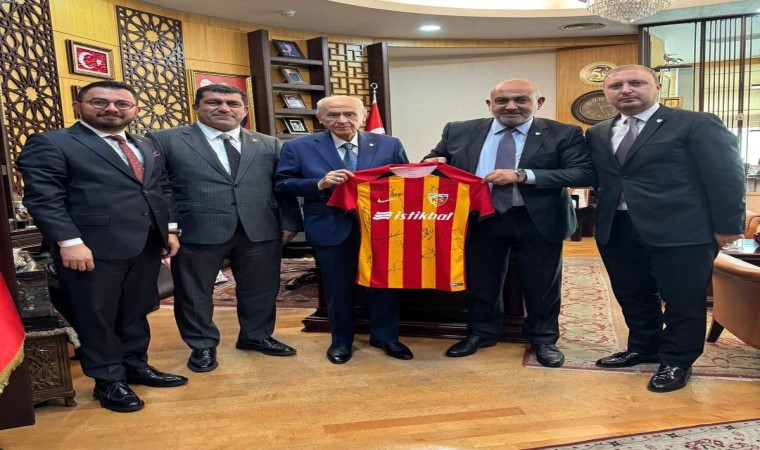 Kayserispor yönetiminden Bahçeliye ziyaret