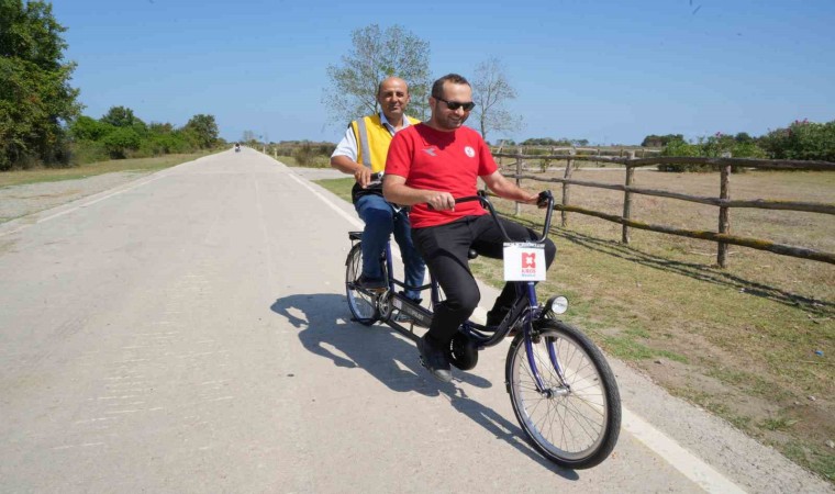 Kızılırmak Deltasında artık engelliler de pedal çevirebilecek