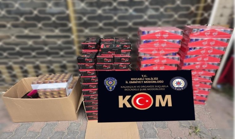 Kocaelide 940 paket gümrük kaçağı sigara ele geçirildi