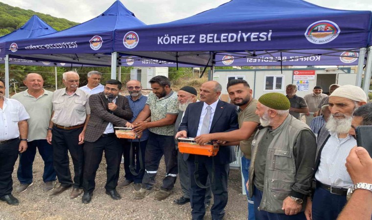 Körfezde yeni caminin temeli atıldı