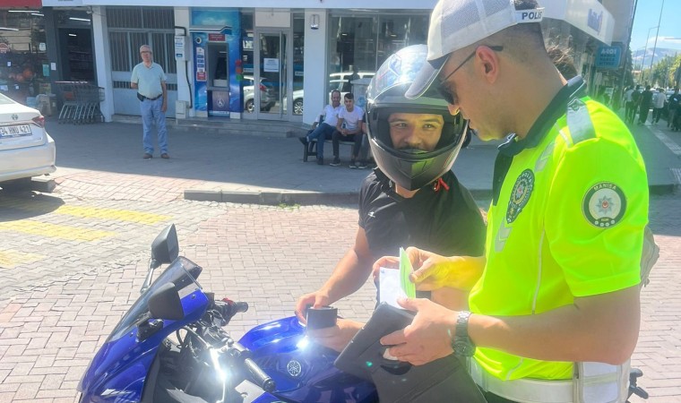 Kulada motosikletlere özel denetim; 65 bin TL ceza yazıldı