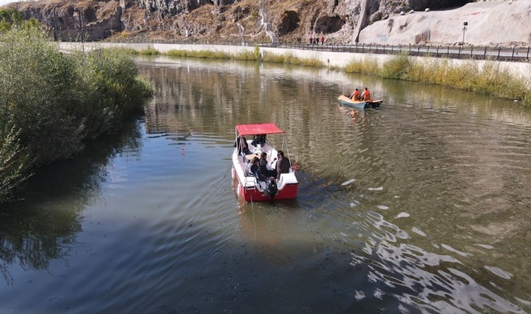 Kura Nehrinde deniz bisikleti ve tekne heyecanı yeniden başladı