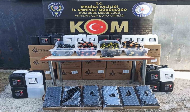 Manisada 635 litre etil alkol ele geçirildi