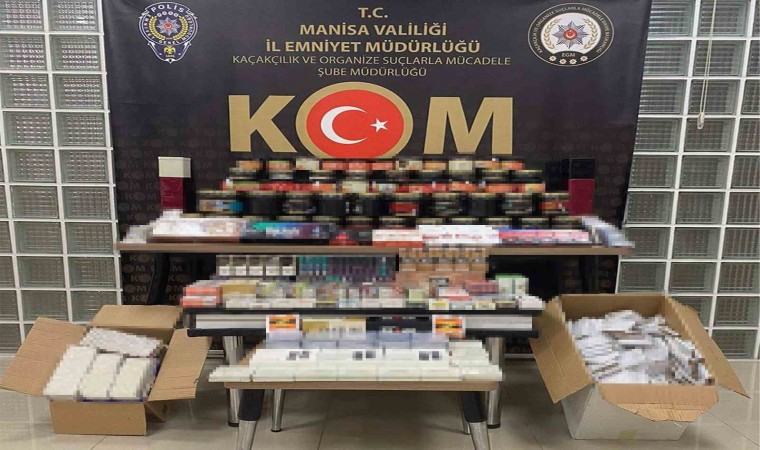 Manisada kaçak sigara operasyonu