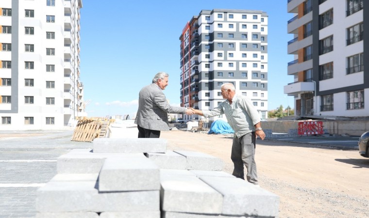 Melikgazide kentsel dönüşüm çalışmaları hızla devam ediyor