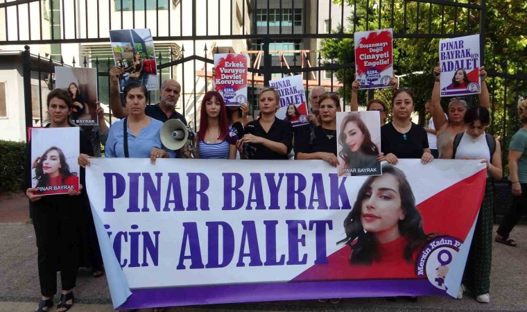 Mersindeki kadın cinayeti protesto edildi