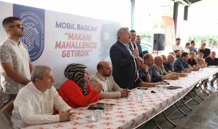 Mobil başkanın yeni durağı Selçuklu mahallesi oldu