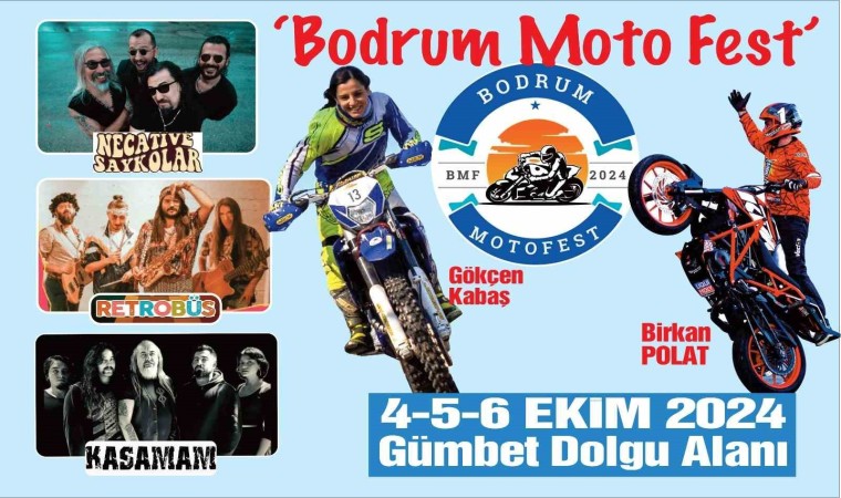 Motosiklet tutkunları Bodrumda buluşuyor