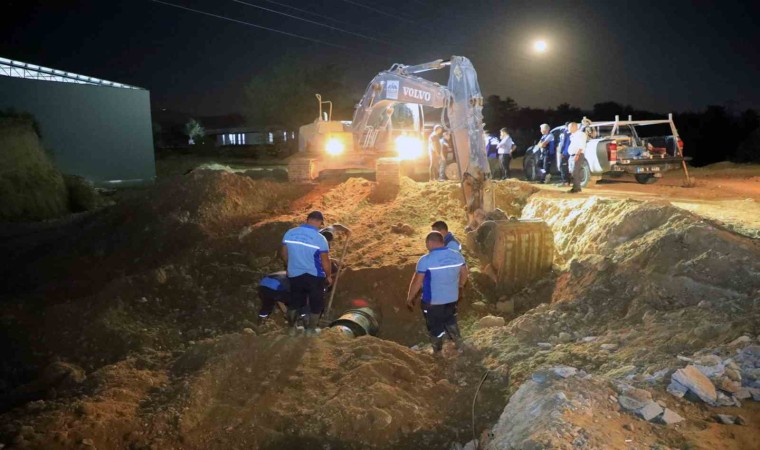 MUSKİ Menteşede su kesintisi yaşatmadı