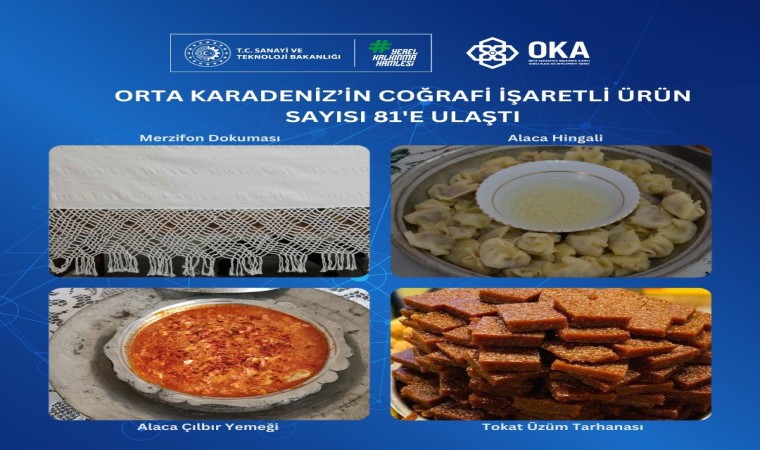 Orta Karadenizin coğrafi işaret tescilli ürün sayısı 81e ulaştı