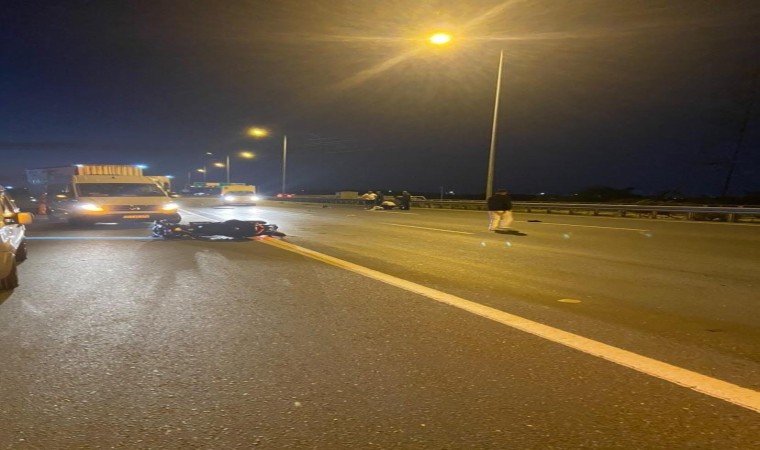 Otomobille çarpışan motosiklet sürücüsü genç hayatını kaybetti