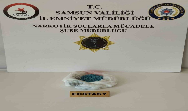 Samsunda 526 adet ecstasy hap ele geçirildi