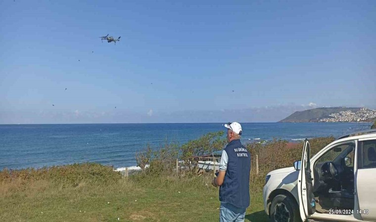 Sinopta dron destekli su ürünleri denetimi