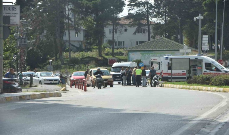 Sinopta trafik kazası: 1 yaralı