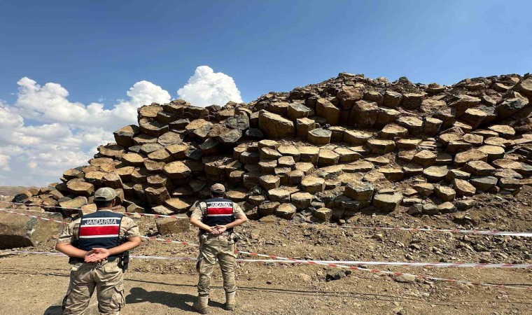 Siverekteki doğa harikası bazalt sütunları koruma altına alındı