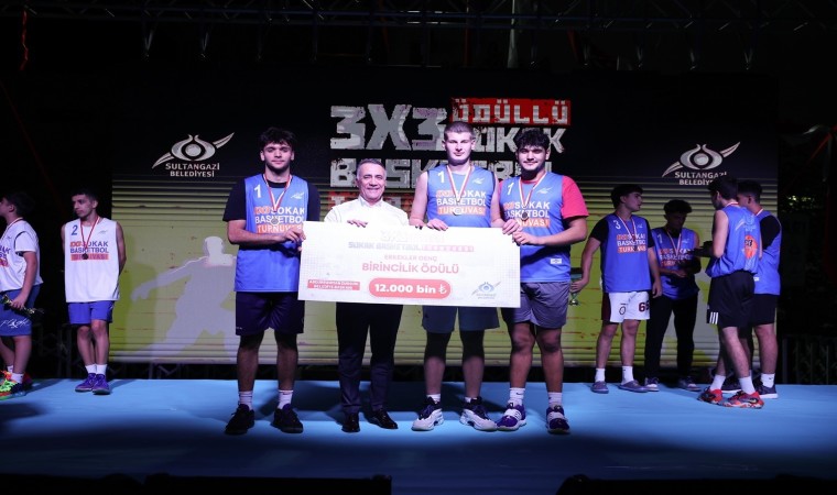 Sultangazide 4. Geleneksel 3x3 Sokak Basketbolu Turnuvası heyecanı doyasıya yaşandı